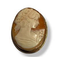 Broche Mandile 1922 Femme Cammei  in Argent Conchiglia 2MSPCM178